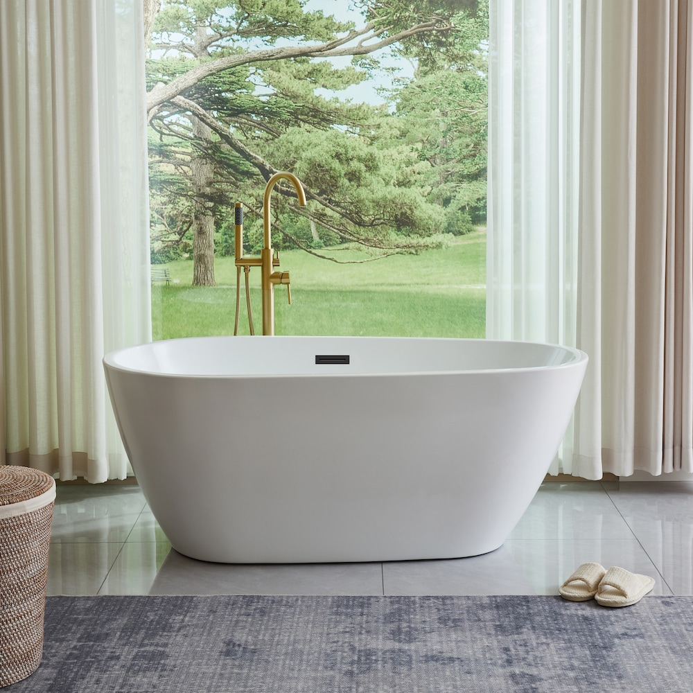 Vanity Art Bayonne freestanding oval tub