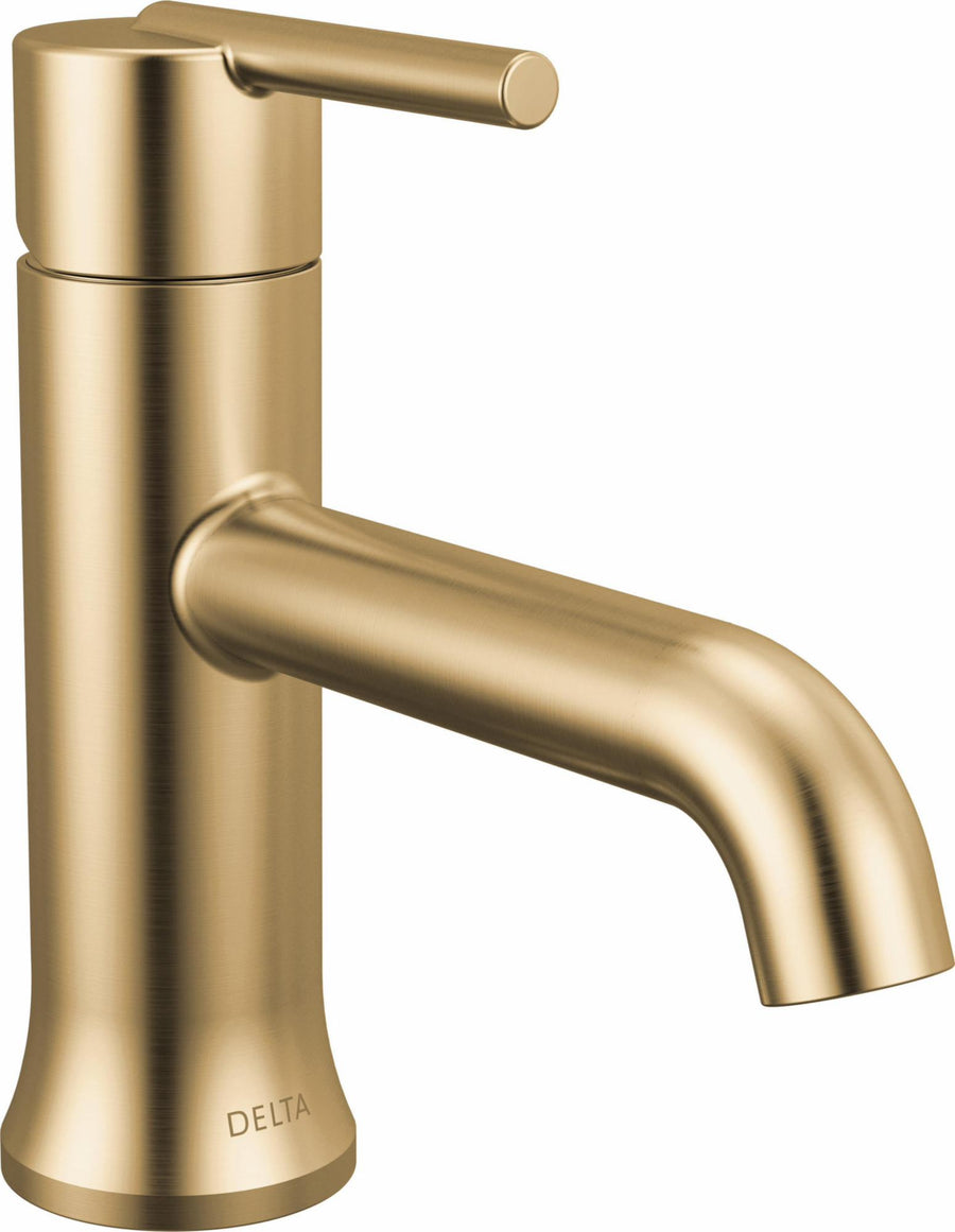 Delta Trinsic single-hole basin faucet in Champagne Bronze