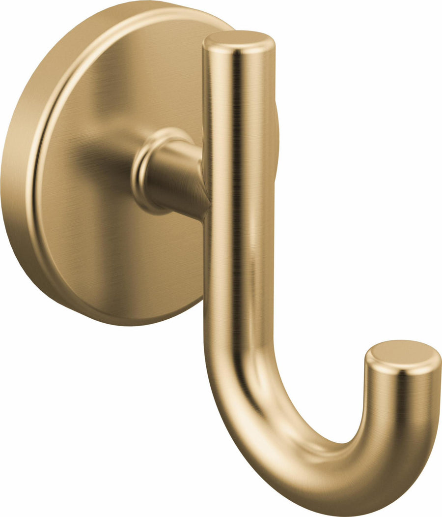 Delta Trinsic double robe hook in Champagne Bronze