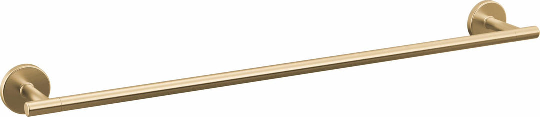 Delta Trinsic straight towel bar with round wall mounts in Champagne Bronze